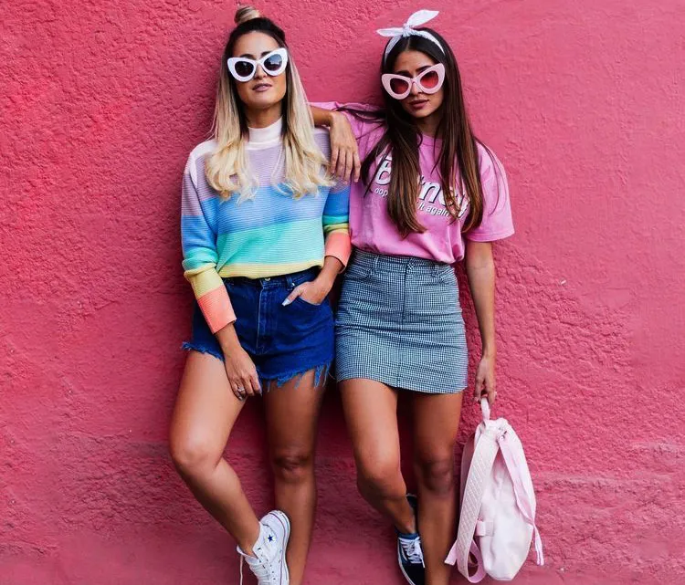 دخترانی با لایف استایل Y2K